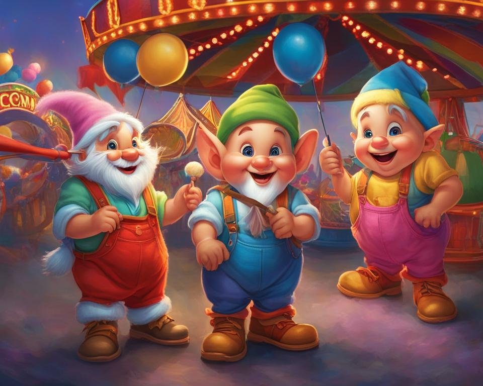 3 nains à la fête foraine