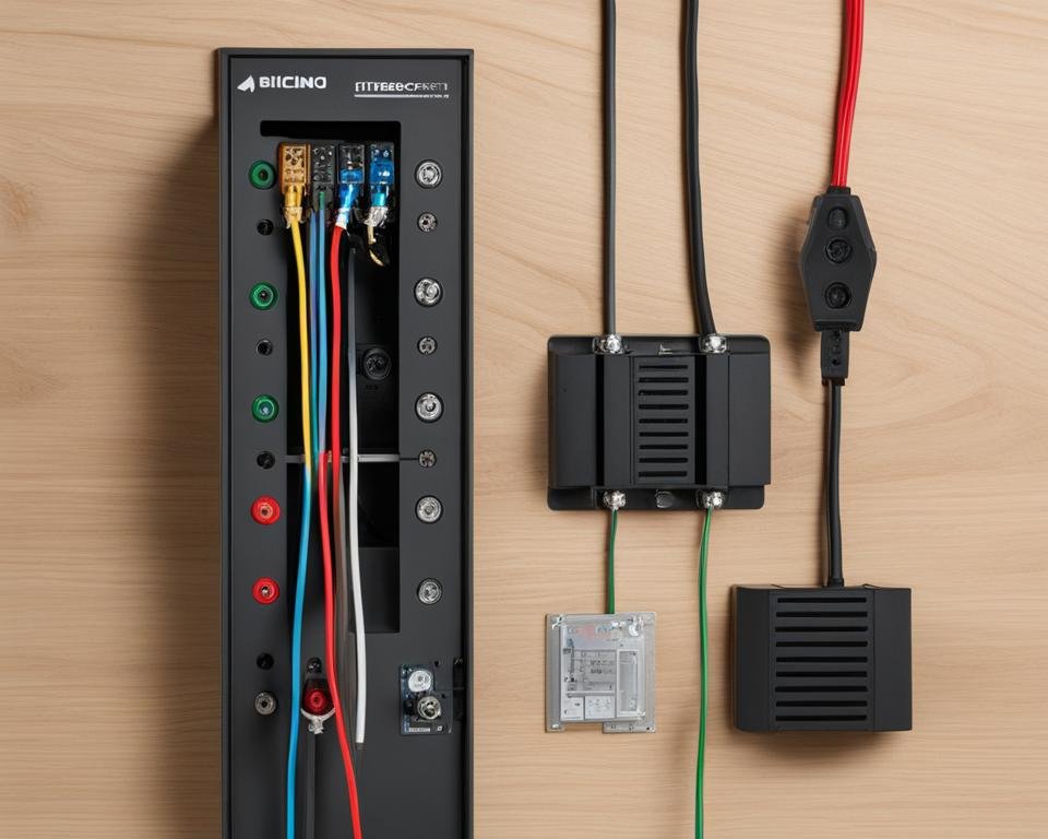 Branchement alimentation interphone