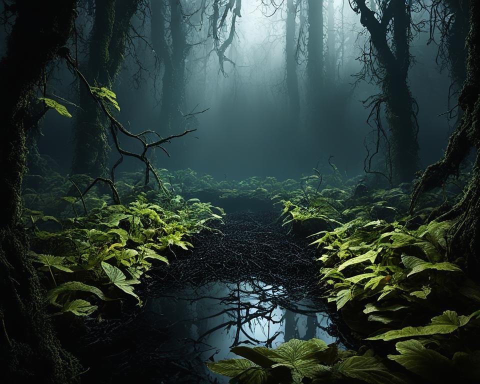 Habitat de la larve noire