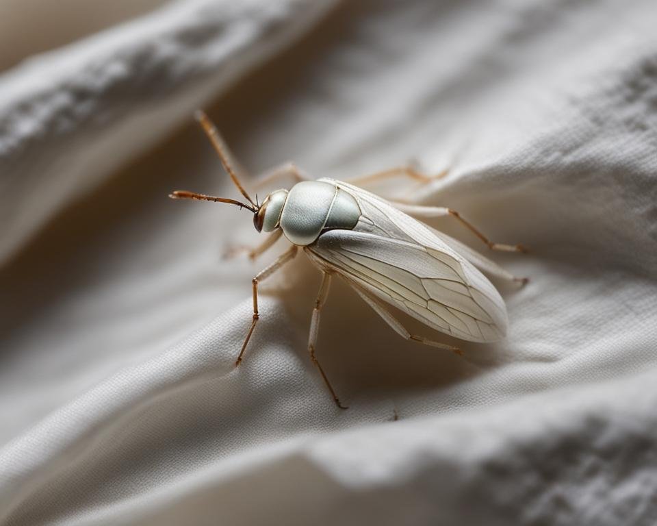 Insecte blanc dans le lit?