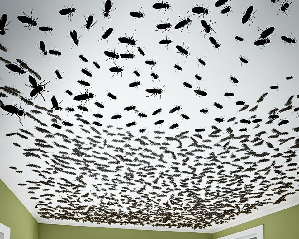Insectes envahissant le plafond?