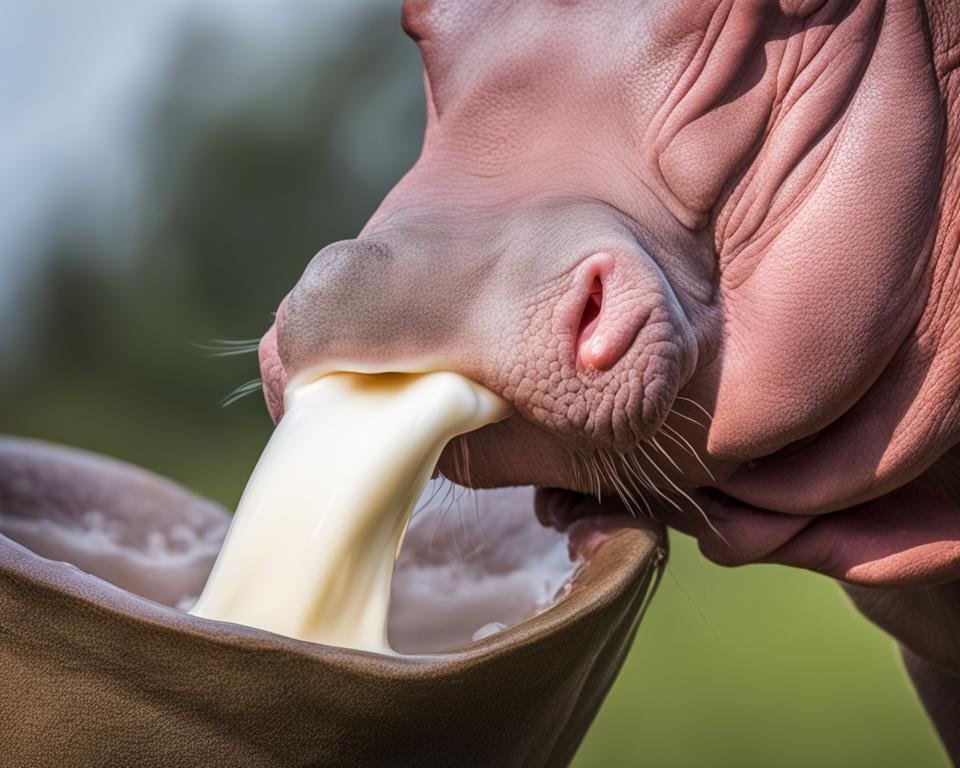 Pourquoi le lait des femelles hippopotames est-il de couleur rose ?