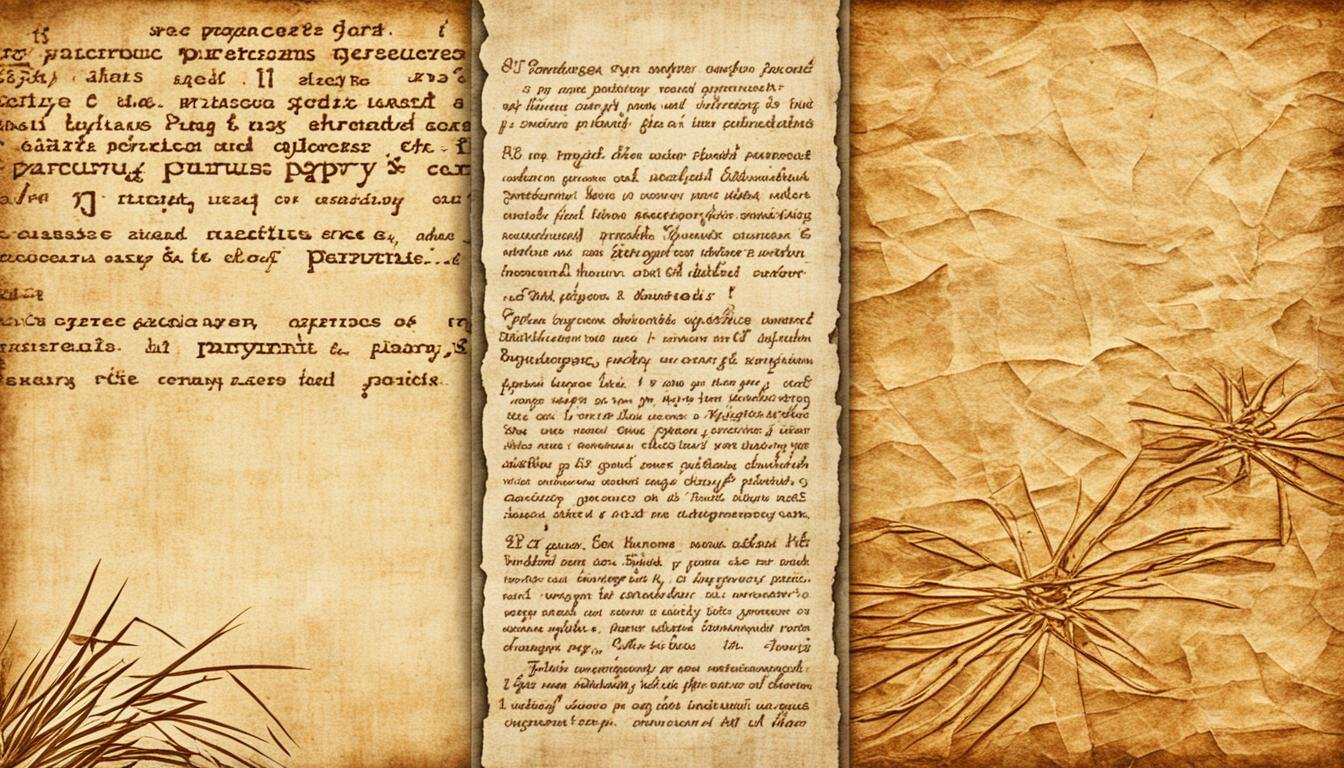 Qu'est-ce que le papyrus et le parchemin ?