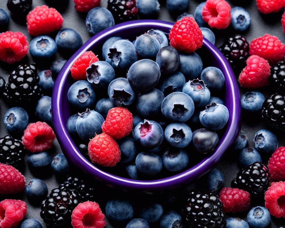 aliments naturellement bleus