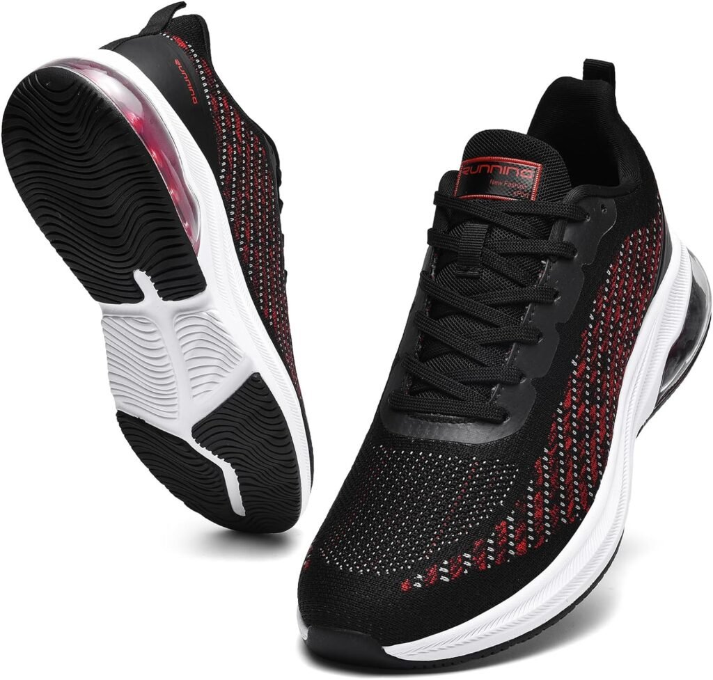 Basket Homme Chaussure de Course Chaussures de Sport Femme Running Jogging Sneakers Tennis Casual Fitness Légères Respirant Outdoor Mode Noir Rouge EU 36-47 Basket Homme Chaussure de Course Chaussures de Sport Femme Running Jogging Sneakers Tennis Casual Fitness Légères Respirant Outdoor Mode Noir Rouge EU 36-47