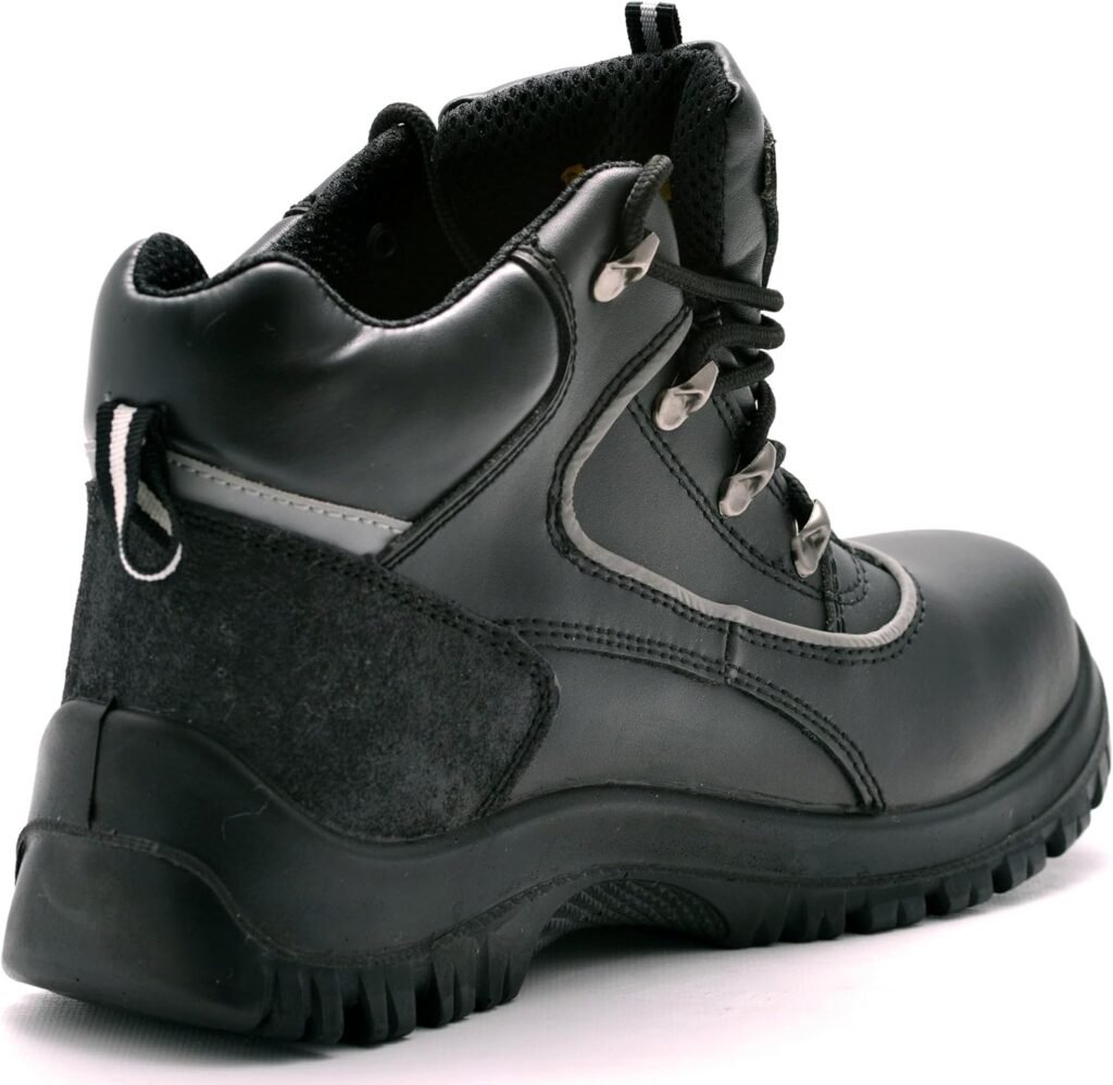 BLACK HAMMER Chaussures de Sécurité Hommes Bottines de travail Cuir Lisse Légère Chaussures de Trekking de Construction Bout en Acier et Semelle Intercalaire en Acier Résistant à leau 7752 BLACK HAMMER Chaussures de Sécurité Hommes Bottines de travail Cuir Lisse Légère Chaussures de Trekking de Construction Bout en Acier et Semelle Intercalaire en Acier Résistant à leau 7752