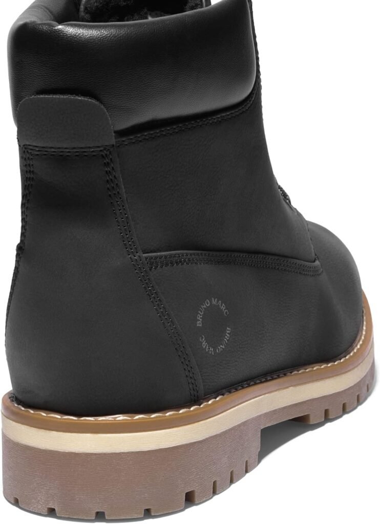 Bruno Marc Bottes de Neige pour Hommes Botte Classique Chaussures Hiver Légère et Confortable avec Doublure Respirante pour Travail Sorties