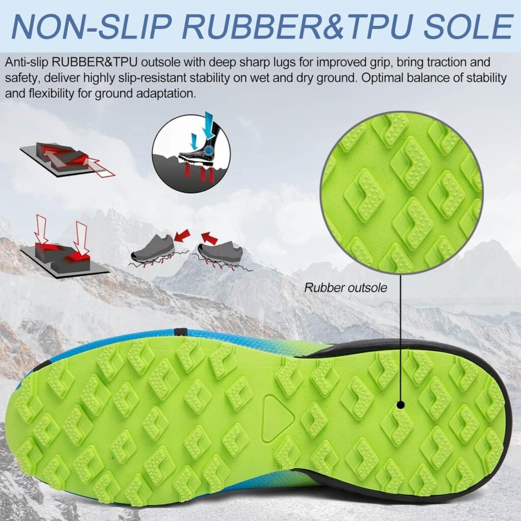 Chaussure de Randonnee Homme Imperméables Chaussures Trail Homme Baskets Trekking Outdoor Fitness Chaussures de Marche Homme Antidérapantes Running Sneakers 39-47 EU Chaussure de Randonnee Homme Imperméables Chaussures Trail Homme Baskets Trekking Outdoor Fitness Chaussures de Marche Homme Antidérapantes Running Sneakers 39-47 EU