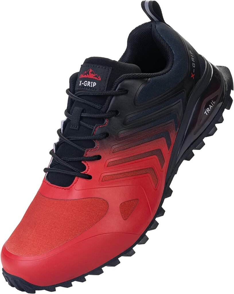 Chaussures Trail Homme Plus Adapté aux Prairies Chaussure de Randonnee Baskets Tennis Multisports Outdoor Fitness Chaussures de Marche Homme Antidérapantes Sneakers 42-50 EU