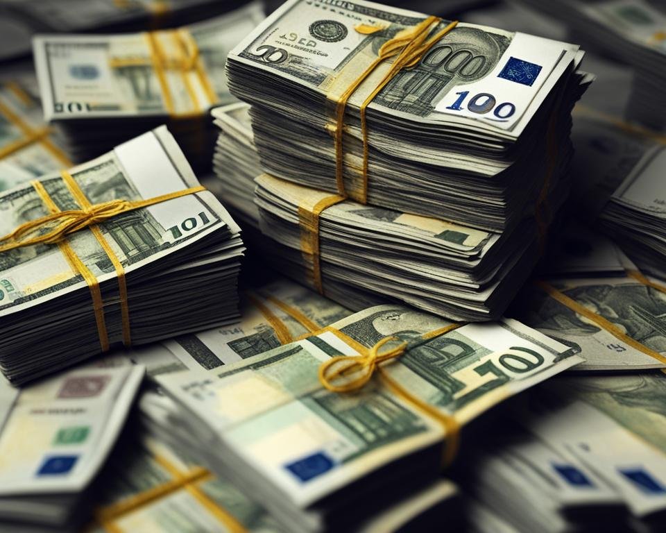 collection de billets de 1.000 euros