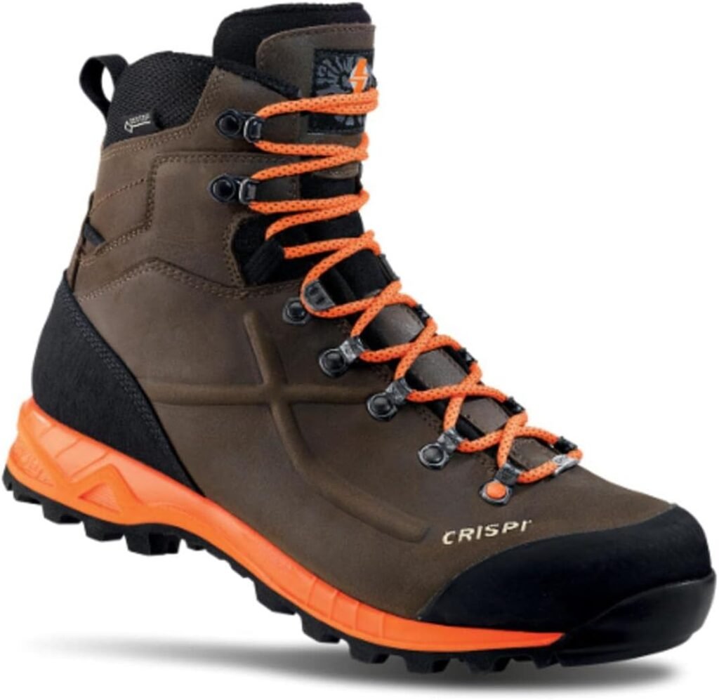 Crispi Cf9270 Valdres S.E. Chaussures de chasse, randonnée marron foncé Goretex GTX pour homme Marron Marrone Scuro + Arancione
