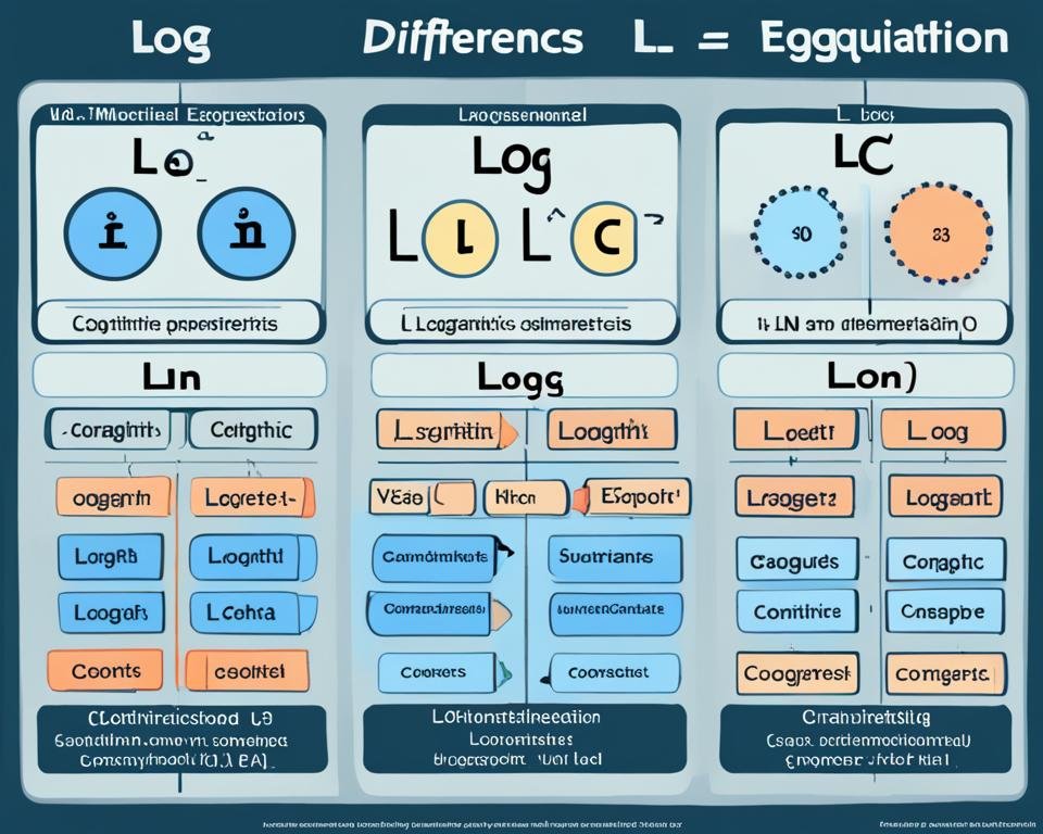 différences entre log et ln