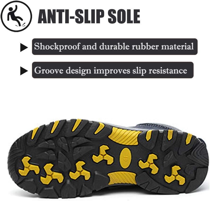 DRECAGE Chaussure de Sécurité fourrées en Acier Toe Chaude pour Hiver Basket de Travail Basket Respirant Anti-crevaison Chaussures de Protection DRECAGE Chaussure de Sécurité fourrées en Acier Toe Chaude pour Hiver Basket de Travail Basket Respirant Anti-crevaison Chaussures de Protection