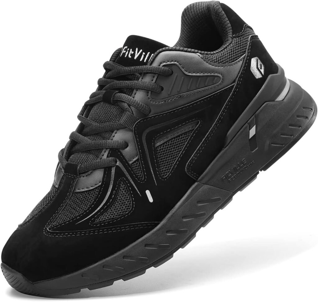 FitVille Chaussures Hommes Baskets Extra Larges Chaussures de Course Réduisant la Douleur de lArcade Chaussures de Course Larges pour Pieds Plats Chaussures de Travail Confortables FitVille Chaussures Hommes Baskets Extra Larges Chaussures de Course Réduisant la Douleur de lArcade Chaussures de Course Larges pour Pieds Plats Chaussures de Travail Confortables