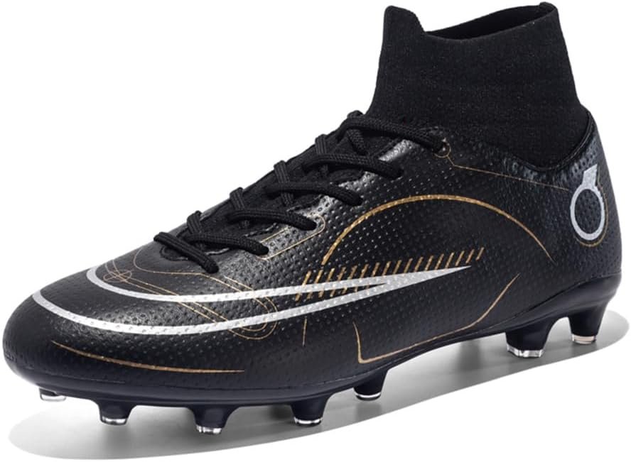 Générique Chaussures de Football pour Hommes Chaussures de Football à Pointes Professionnelles Chaussures de Football pour garçons avec Lacets - Chaussures dentraînement et de Sport