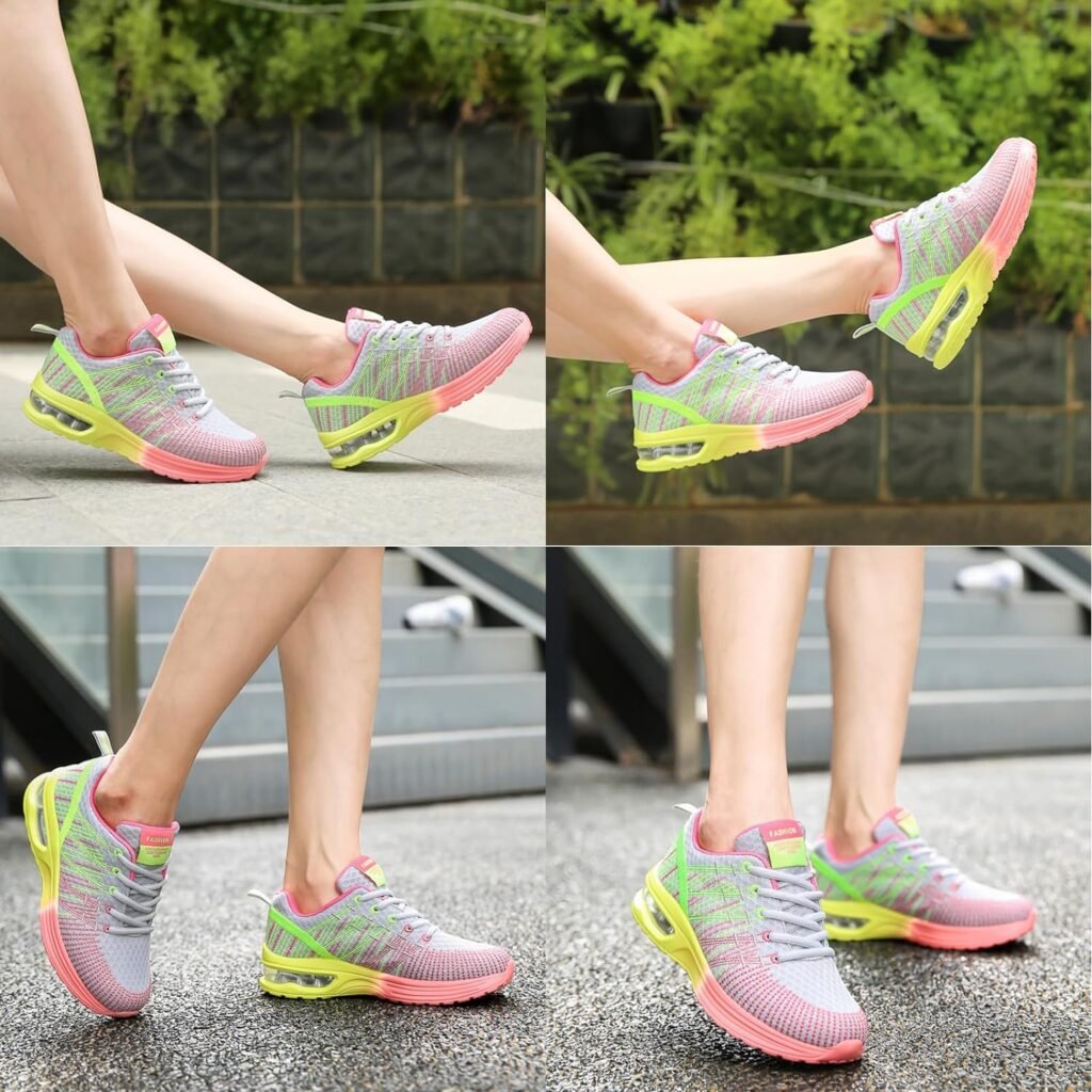 Hitmars Basket Femme Chaussures de Sport Running Sneaker Air Respirant Chaussures de Course Légères Chaussures de Running Fitness Gym Jogging Outdoor Noir Rouge Gris EU 36-42 Hitmars Basket Femme Chaussures de Sport Running Sneaker Air Respirant Chaussures de Course Légères Chaussures de Running Fitness Gym Jogging Outdoor Noir Rouge Gris EU 36-42