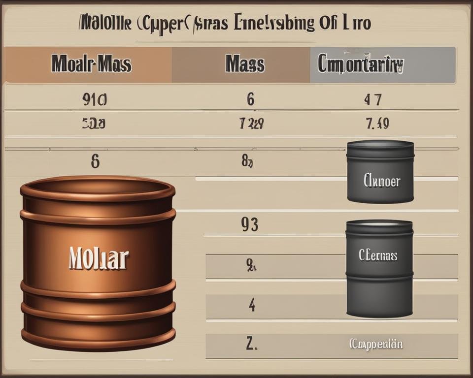 importance de la masse molaire importance de la masse molaire