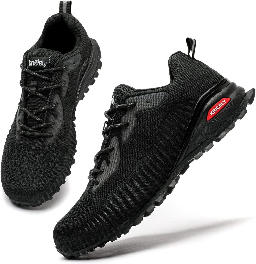 Kricely Chaussures de Trail Homme Respirantes Antidérapantes Chaussure de Randonnée Trekking Outdoor Fitness Chaussures de Marche Kricely Chaussures de Trail Homme Respirantes Antidérapantes Chaussure de Randonnée Trekking Outdoor Fitness Chaussures de Marche
