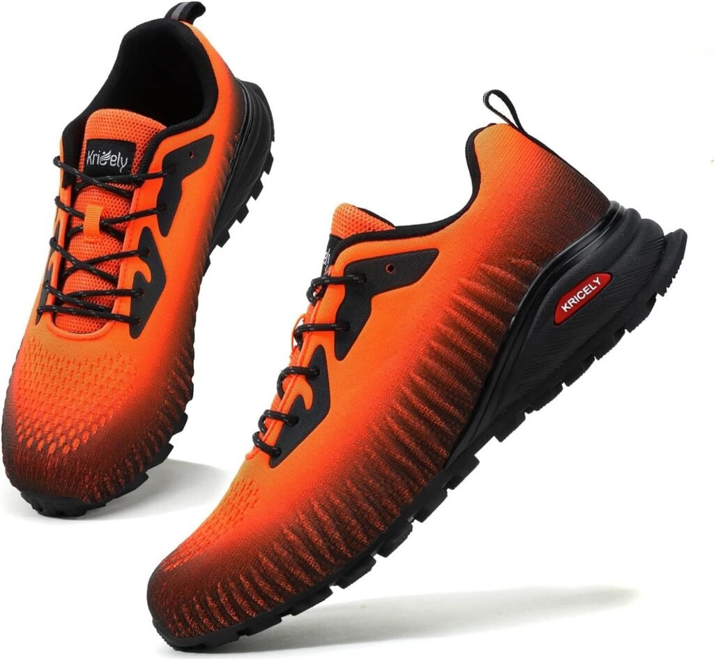 Kricely Chaussures de Trail Homme Respirantes Antidérapantes Chaussure de Randonnée Trekking Outdoor Fitness Chaussures de Marche Kricely Chaussures de Trail Homme Respirantes Antidérapantes Chaussure de Randonnée Trekking Outdoor Fitness Chaussures de Marche