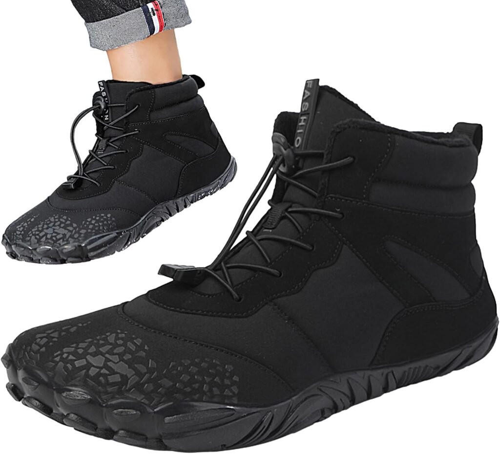 majs Bottes de randonnée pieds nus | Chaussures pieds nus à bout large,Bottes dhiver antidérapantes à séchage rapide, chaussures pieds nus à bout large pour femmes et hommes, randonnée, course à