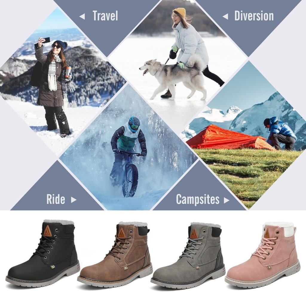 Mishansha Bottes Homme Femme Hiver Chaussures Femme Outdoor Bottes de Neige Gr.36-48 Mishansha Bottes Homme Femme Hiver Chaussures Femme Outdoor Bottes de Neige Gr.36-48