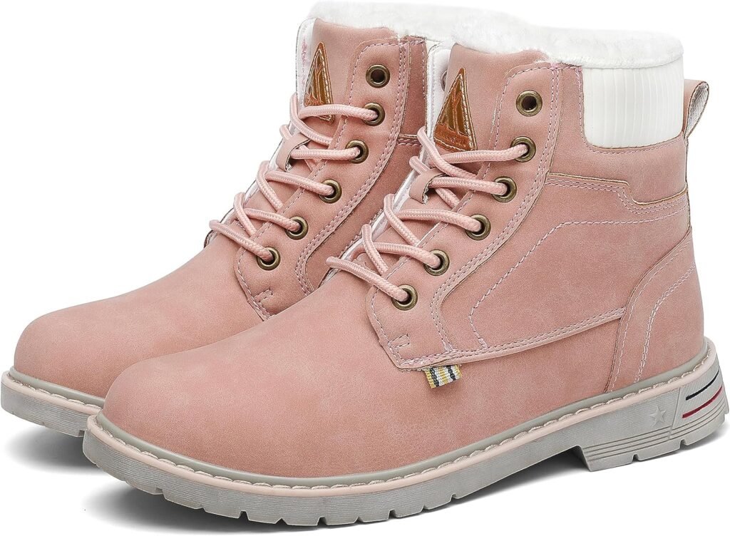 Mishansha Homme Chaussures Trekking Outdoor Boots Bottes de Neige Hiver Imperméable