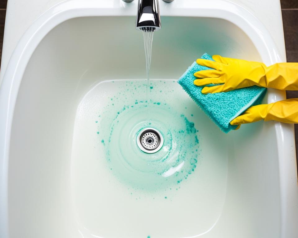 nettoyage de la baignoire