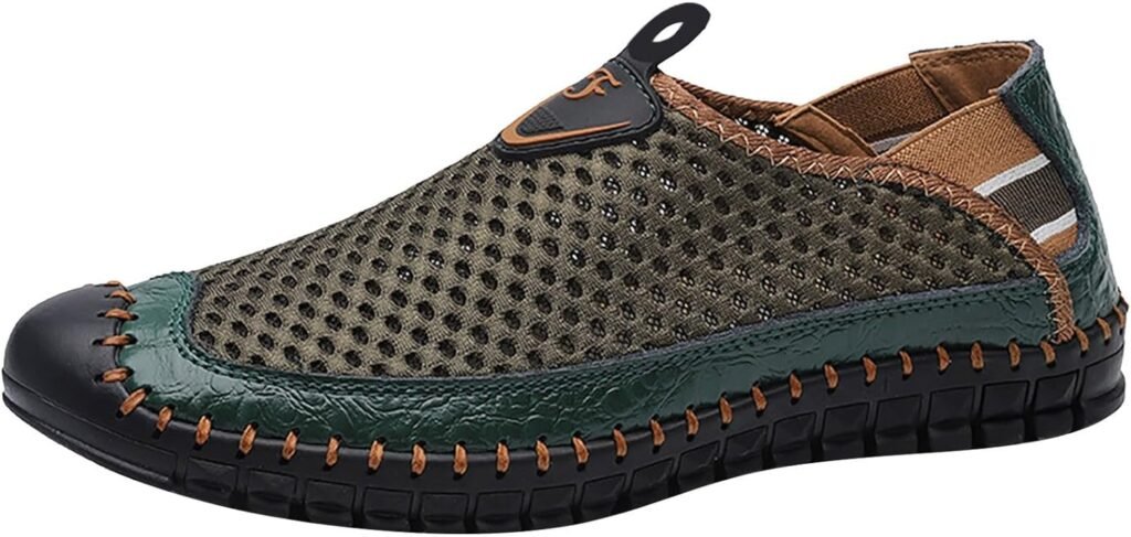 Nouvelles chaussures pour hommes chaussures en maille chaussures de sport de loisirs sont respirantes en chaussures dété Sandales Plates Noires Pour Hommes Habillées