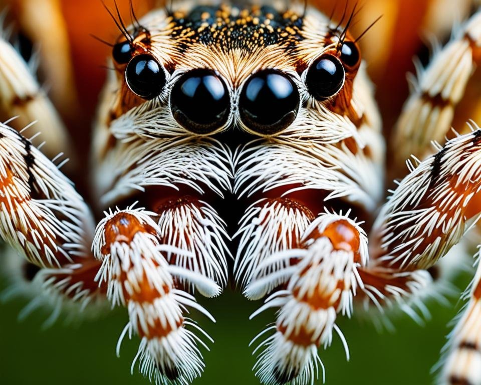 photographie macro d'une araignée