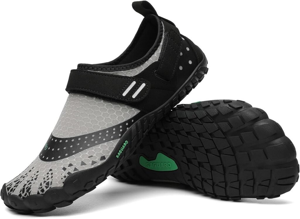 SAGUARO Hommes Femmes Antidérapant Cinq Doigts Minimalistes Chaussures de Trail Running,GR 36-48