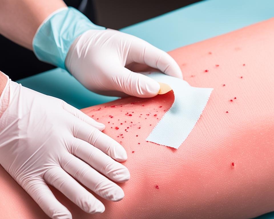 soins post-retrait Steri-Strips