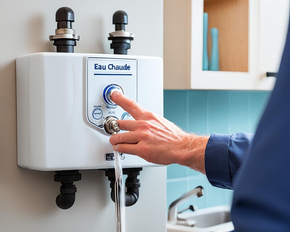 vérifier la vanne d'arrêt de l'eau chaude vérifier la vanne d'arrêt de l'eau chaude