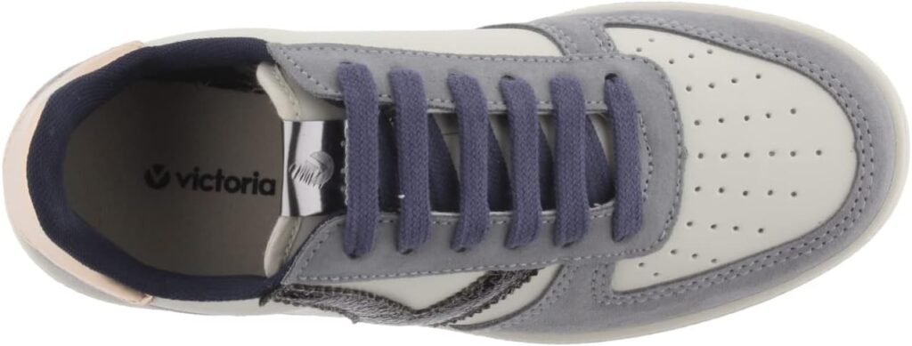 Victoria 1258222-WOMEN Basket Basse Madrid Effet Cuir  PIÈCES CROÛTE DE Cuir Plateau Femme