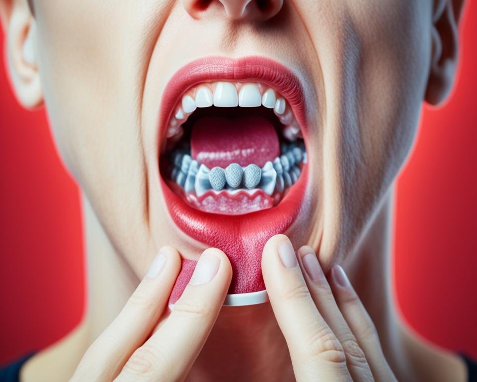 Assez urgent : cachet coincé dans la gorge