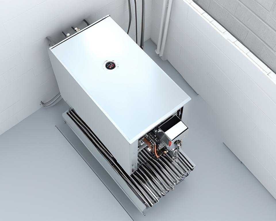 Chaudière Frisquet de chauffage en mode automatique