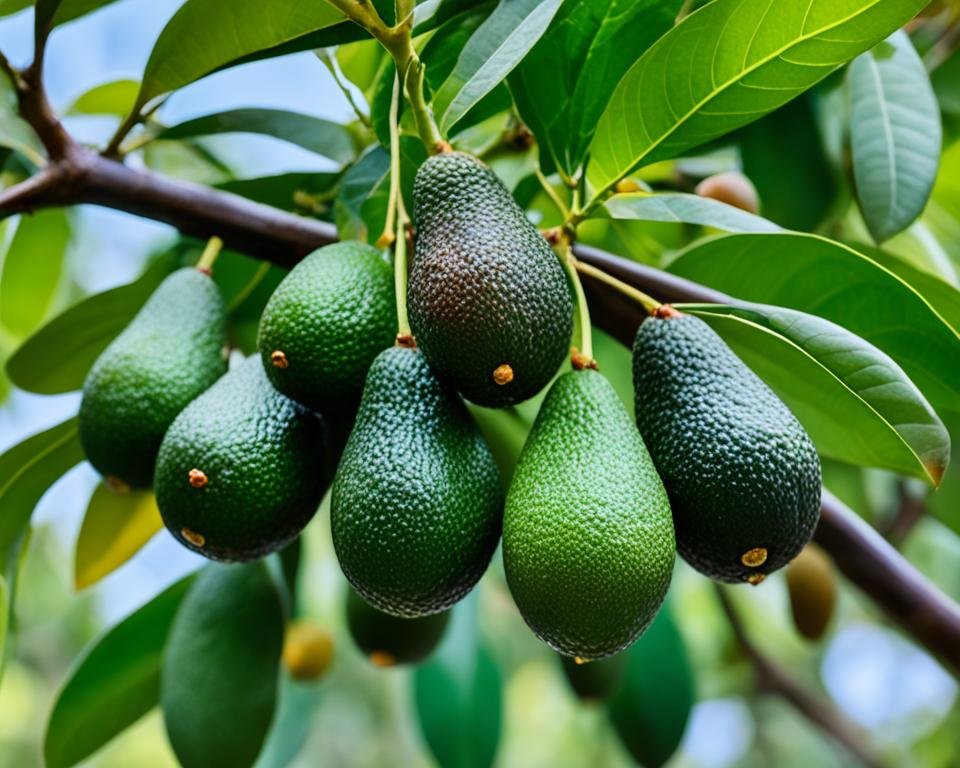 Fruits savoureux de l'avocatier Fruits savoureux de l'avocatier