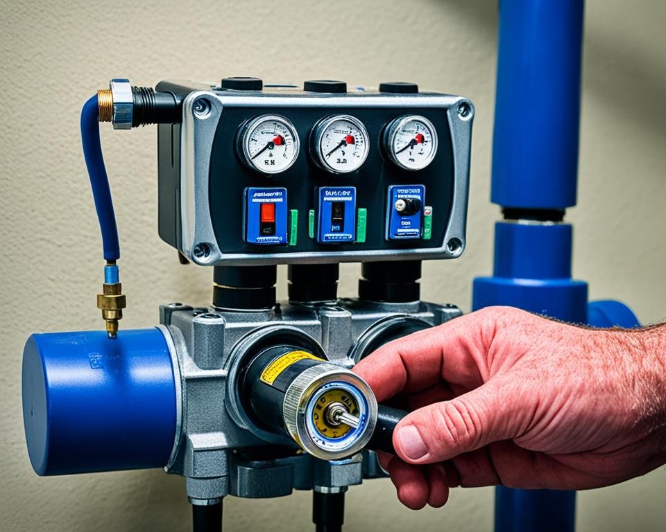 Réglage de la pression différentielle de la vanne 3 voies motorisée