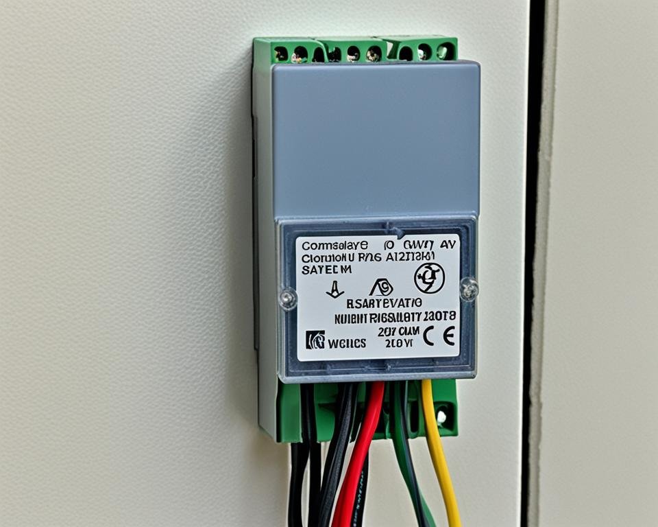 branchement relais 24V à 220V