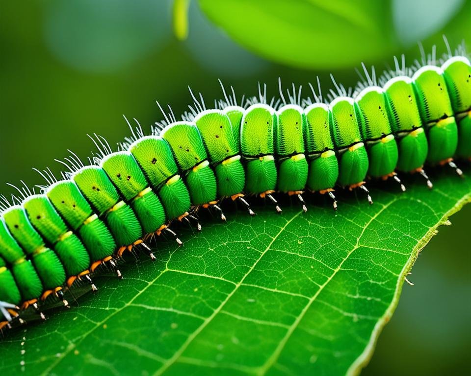 rôle écologique de la chenille verte avec un dard